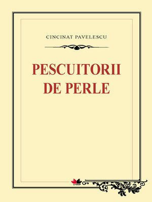 cover image of Pescuitorii de perle